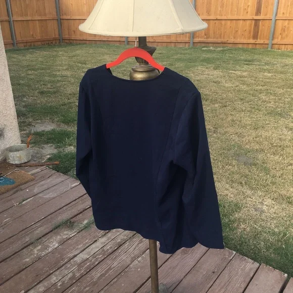 Linea by Louis Dell’Olio Navy Blue Size 12 - Picture 3 of 4